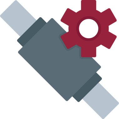 dişli simgesi vektör illüstrasyonu