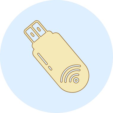 Kablosuz kablosuz kablosuz yönlendirici simgesi. İnce çizgi tarzı. Vektör simgesi. düz dizayn.