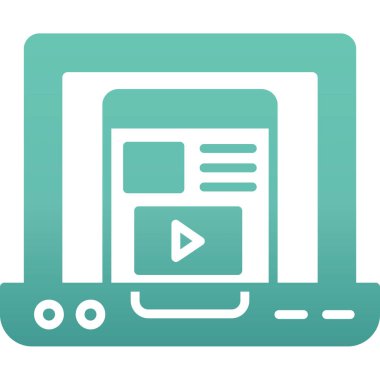 çevrimiçi oyun, vektör illüstrasyonu