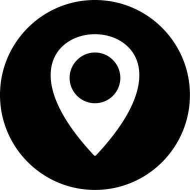 konum pin simgesi vektör illüstrasyonu