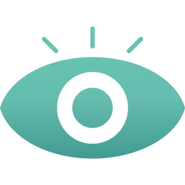 Göz simgesi vektör illüstrasyonu