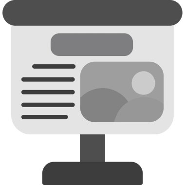 Kamera simgesi, vektör illüstrasyonu