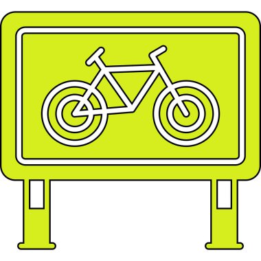 Bisiklet. Web simgesi basit illüstrasyon