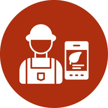 Telefon simgesi vektör illüstrasyonu