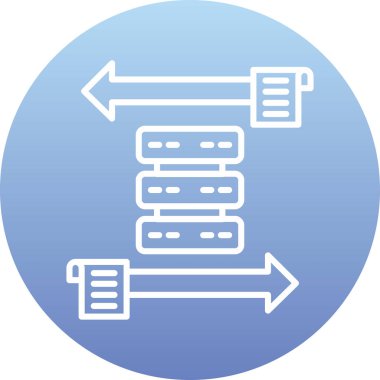 vektör sunucu illüstrasyonu
