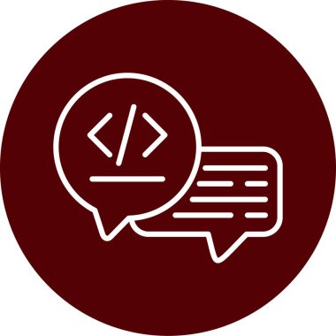 Modern simgenin vektör illüstrasyonu