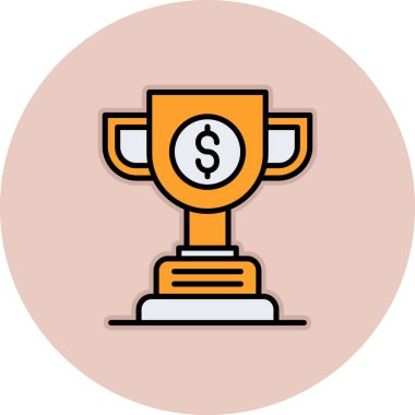 kupa simgesi vektör illüstrasyonu