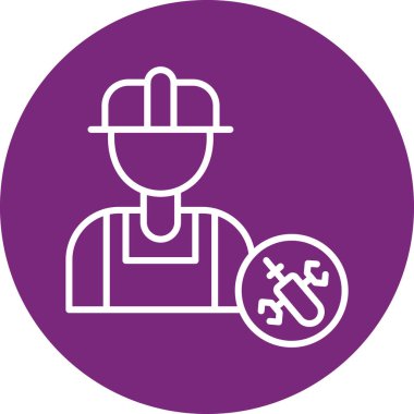 Erkek ve kadın simgelerinin vektör illüstrasyonu