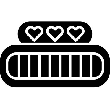 kalp vektör çizim seviyorum