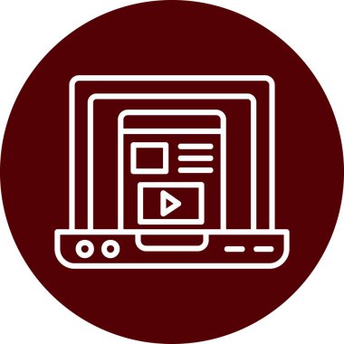 seo modern simgesinin vektör illüstrasyonu