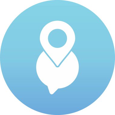 konum haritası konum simgesi ana hat biçiminde