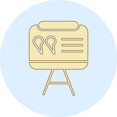 konum simgesi vektör illüstrasyonu