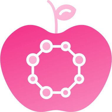 Bir meyve simgesinin vektör illüstrasyonu