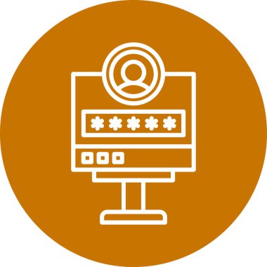 seo modern simgesinin vektör illüstrasyonu