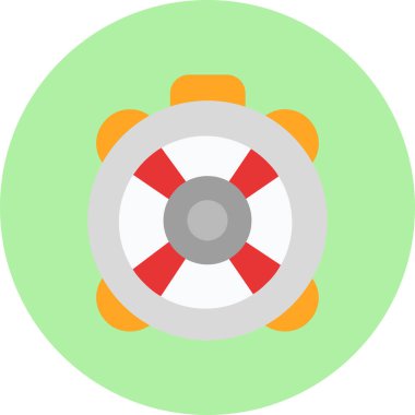 yaşam şamandırası vektör simgesi modern basit vektör illüstrasyonu