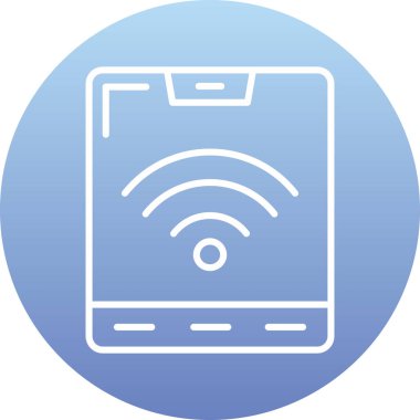 wifi simgesi vektör illüstrasyonu