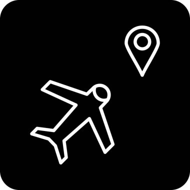 harita pin vektör simgesi