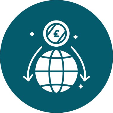 genel para birimi simgesi vektör illüstrasyonu