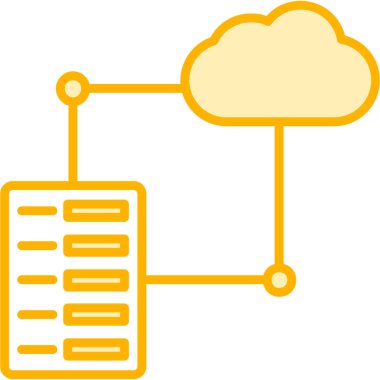 Bulut hesaplama. Web simgesi