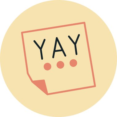 Modern bir simgenin vektör illüstrasyonu