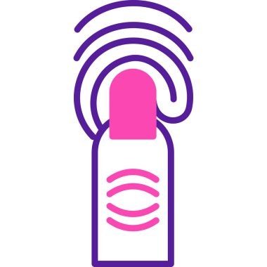 Kablosuz sinyal simgesinin vektör illüstrasyonu