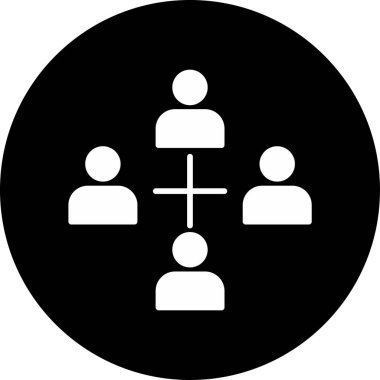 İnsan simgesinin vektör illüstrasyonu