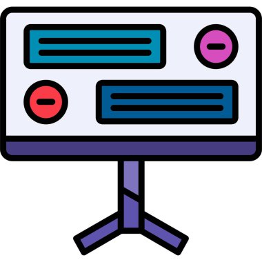 ağ web simgesi, basit vektör illüstrasyonu