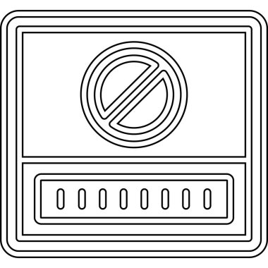 para güvenli kilit izole edilmiş simge