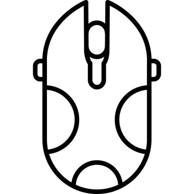 Bilgisayar faresi simgesi. Web için dizüstü bilgisayar vektör simgelerinin özet çizimi