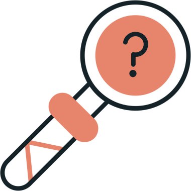 Ara. Web simgesi basit illüstrasyon