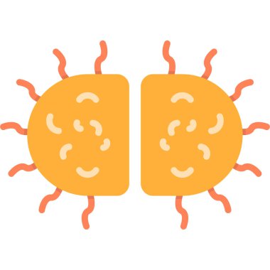 Çizgi film simgesinin vektör çizimi