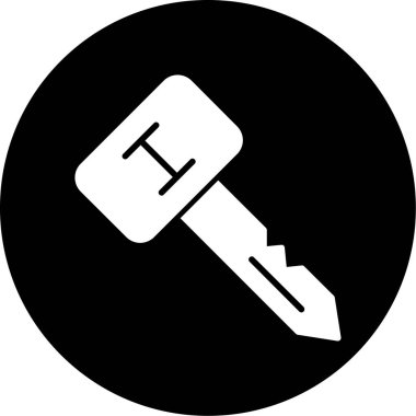 Bir kalem simgesinin vektör illüstrasyonu