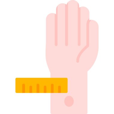 Bir sigara ikonu vektör illüstrasyonuyla el