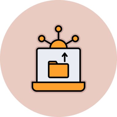 bilgisayar simgesi vektör illüstrasyonu