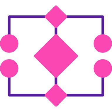 Harita. Web simgesi basit illüstrasyon