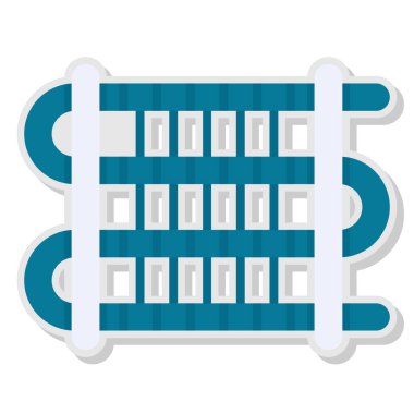 Sunucu. Web simgesi vektör illüstrasyonu