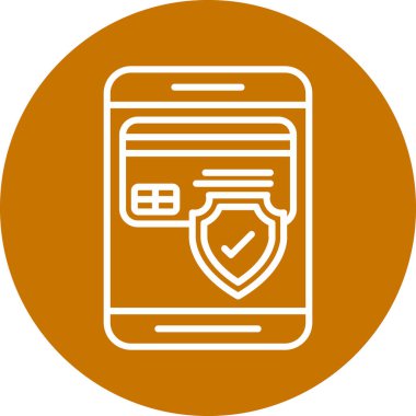 Cep telefonu simgesi, vektör illüstrasyonu