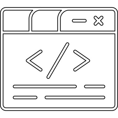 Taslak biçiminde kodlama kodlama simgesi