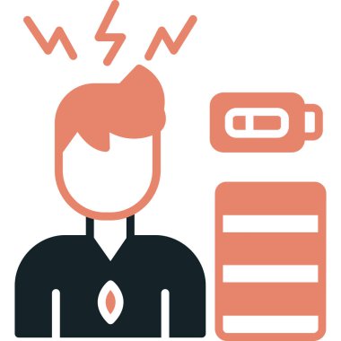 Adamım. Web simgesi basit illüstrasyon