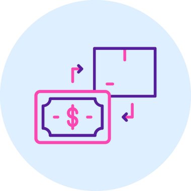 Modern bir simgenin vektör illüstrasyonu