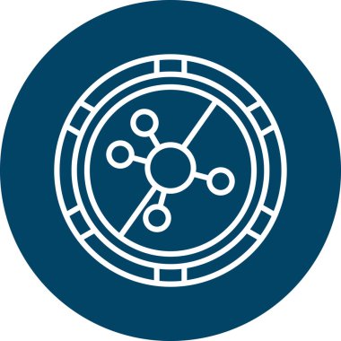 Seo simgesinin vektör illüstrasyonu