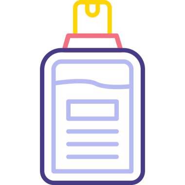 Şişe. Web simgesi basit illüstrasyon