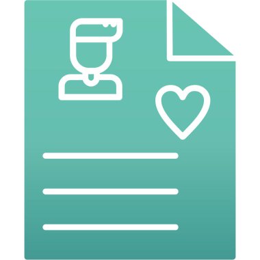 Aşk simgesinin vektör illüstrasyonu