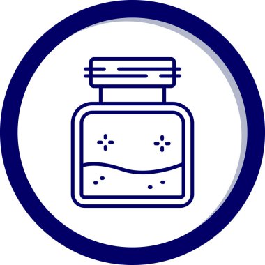 Güzellik ve moda simgesinin vektör çizimi