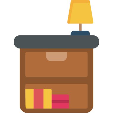 Ofis simgesi vektör illüstrasyonu