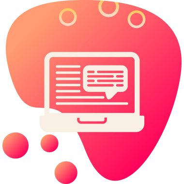 Bilgisayar faresi. Web simgesi basit illüstrasyon