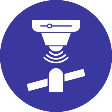 Moda biçimi izole edilmiş arkaplanda cctv simgesi