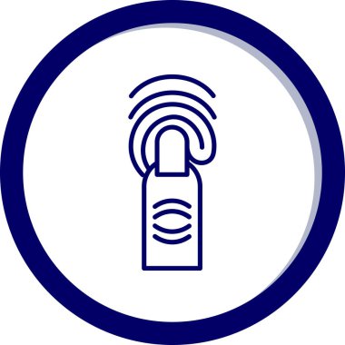 Kablosuz. Web simgesi basit tasarım