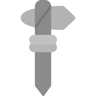 Çekiç. Web simgesi basit illüstrasyon