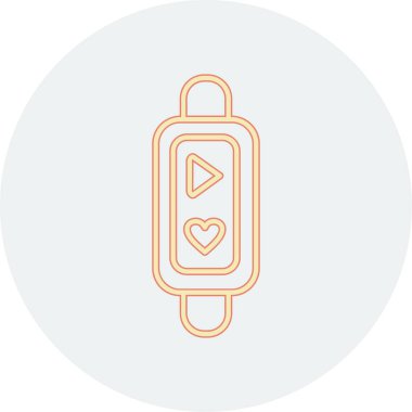 Modern b 'nin vektör illüstrasyonunda yiyecek ikonu yok